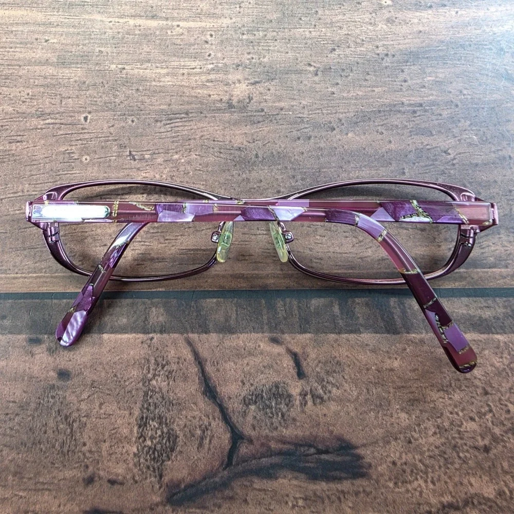 Banana Republic Aneta 0RU6‎ Plum Purple Rectangular Eyeglasses Frames 51-16-135